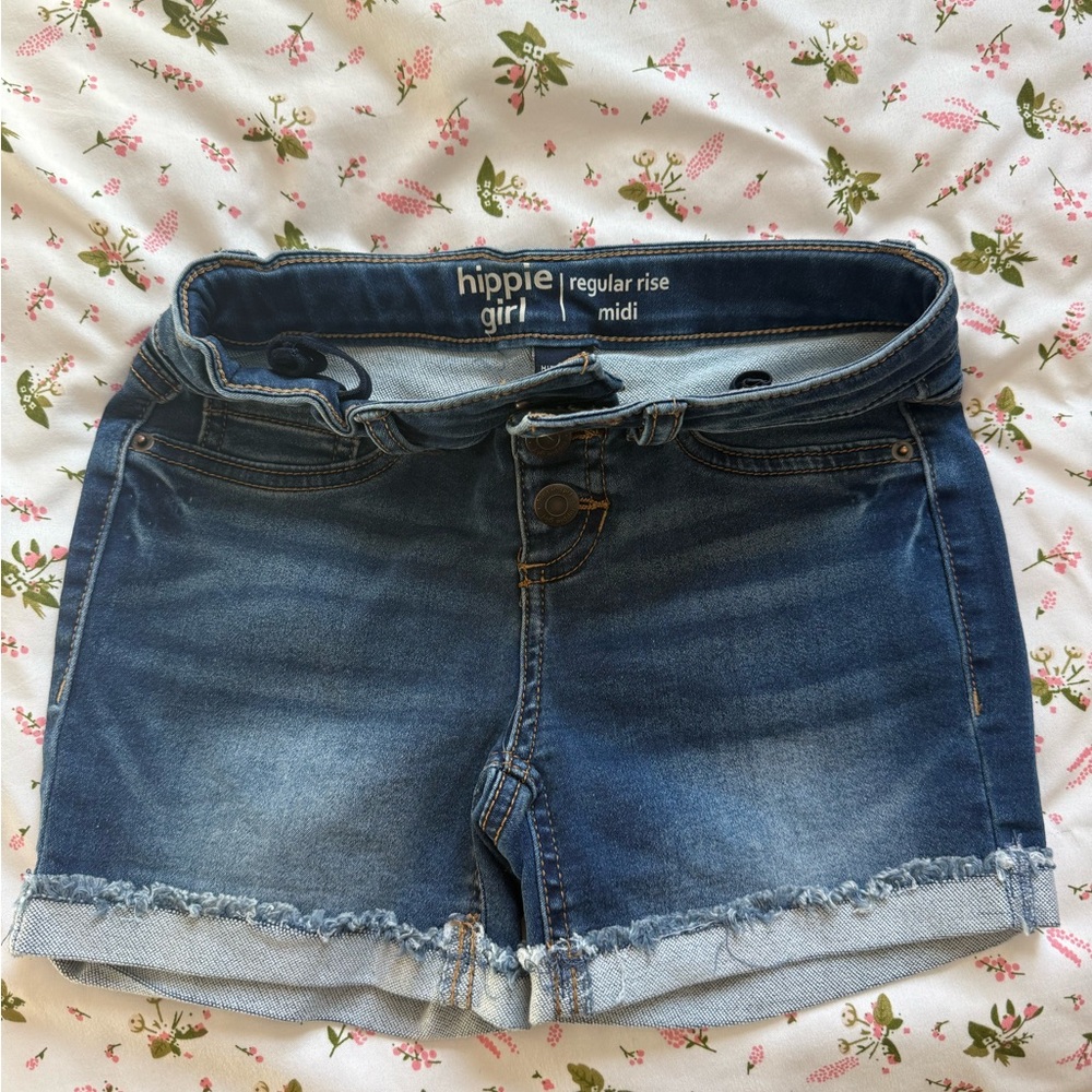 Blue Denim Shorts